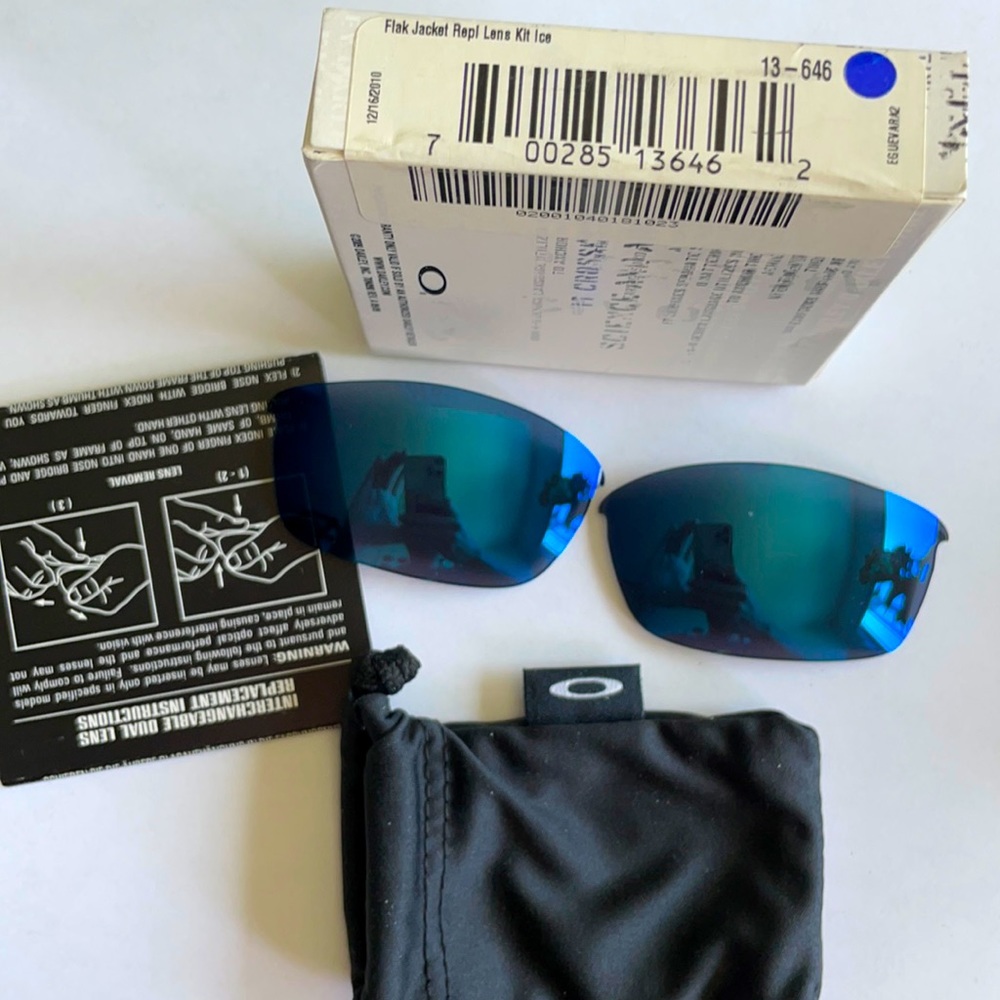 Oakley Flak Jacket Lens Kit Ice Blue